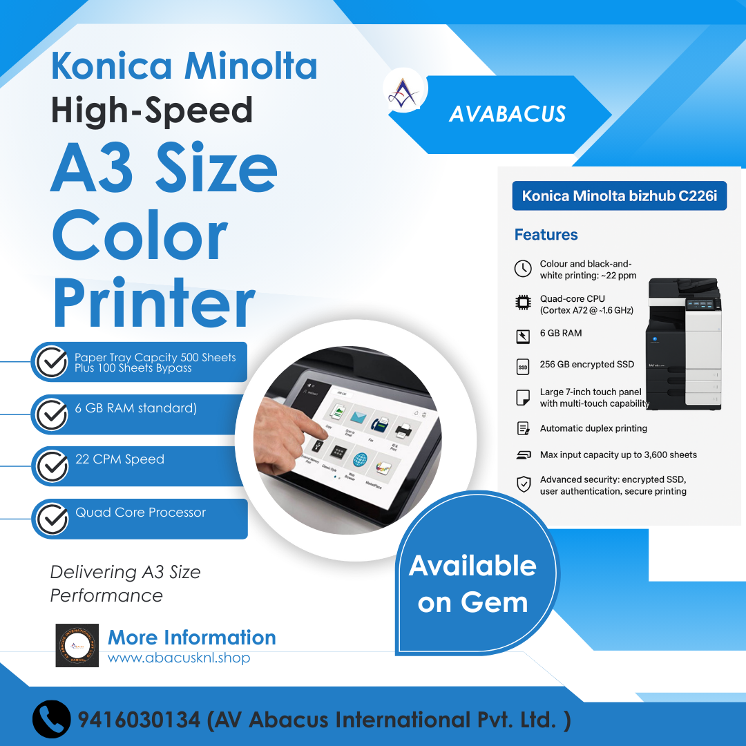 Shicacoページ Bizhub C226i – Abacus Digital Store